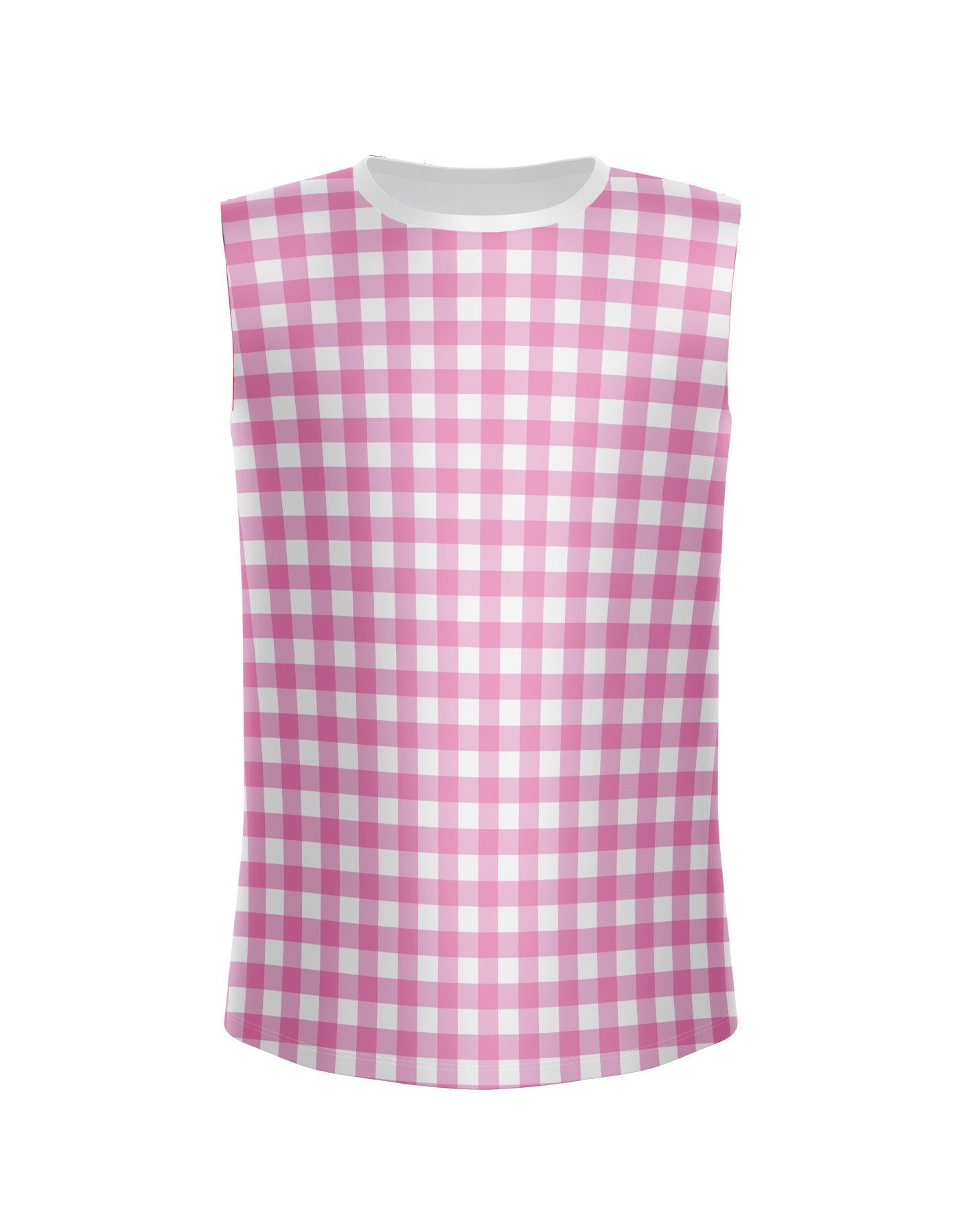 Gingham Baby Tank Shirt