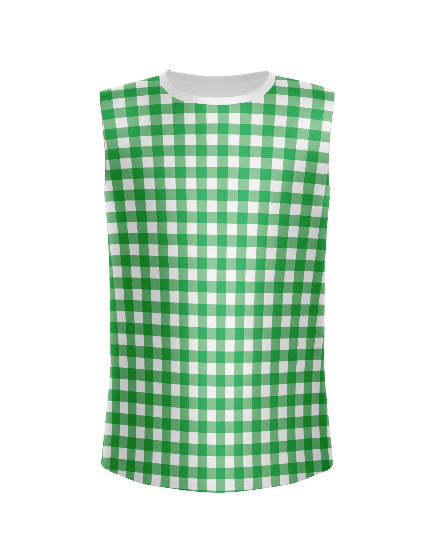 Gingham Baby Tank Shirt