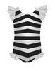 Beach Baby Tank with Gather Sleeve and Legs Leotard
