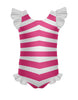 Beach Baby Tank with Gather Sleeve and Legs Leotard