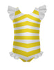 Beach Baby Tank with Gather Sleeve and Legs Leotard