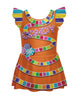 Candy Land Tank with Gather Sleeve Dress