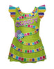 Candy Land Tank with Gather Sleeve Dress
