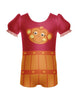 Monkey Barrel Puff Sleeve Biketard