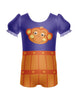 Monkey Barrel Puff Sleeve Biketard