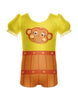 Monkey Barrel Puff Sleeve Biketard