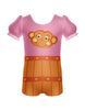 Monkey Barrel Puff Sleeve Biketard