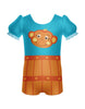 Monkey Barrel Puff Sleeve Biketard