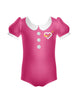 Flight Attendant Puff Sleeve Leotard