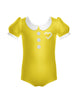 Flight Attendant Puff Sleeve Leotard