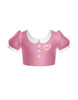 Flight Attendant Puff Sleeve Crop Top