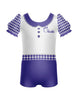 Us Chickens Puff Sleeve Biketard