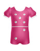 Dominos Puff Sleeve Biketard