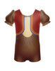 Lil Monkey Puff Sleeve Biketard