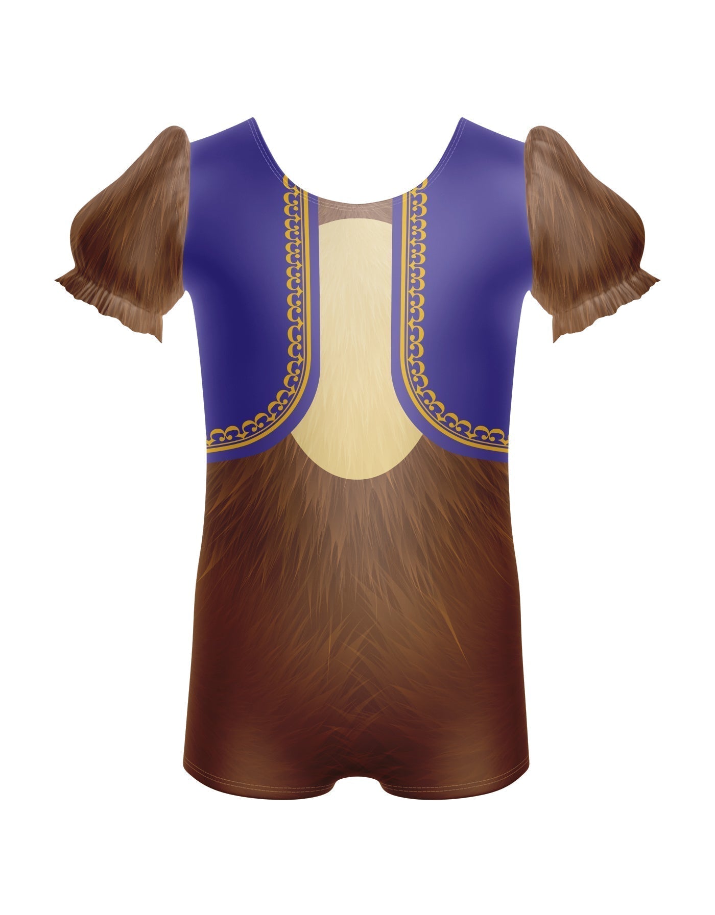 Lil Monkey Puff Sleeve Biketard