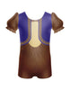 Lil Monkey Puff Sleeve Biketard