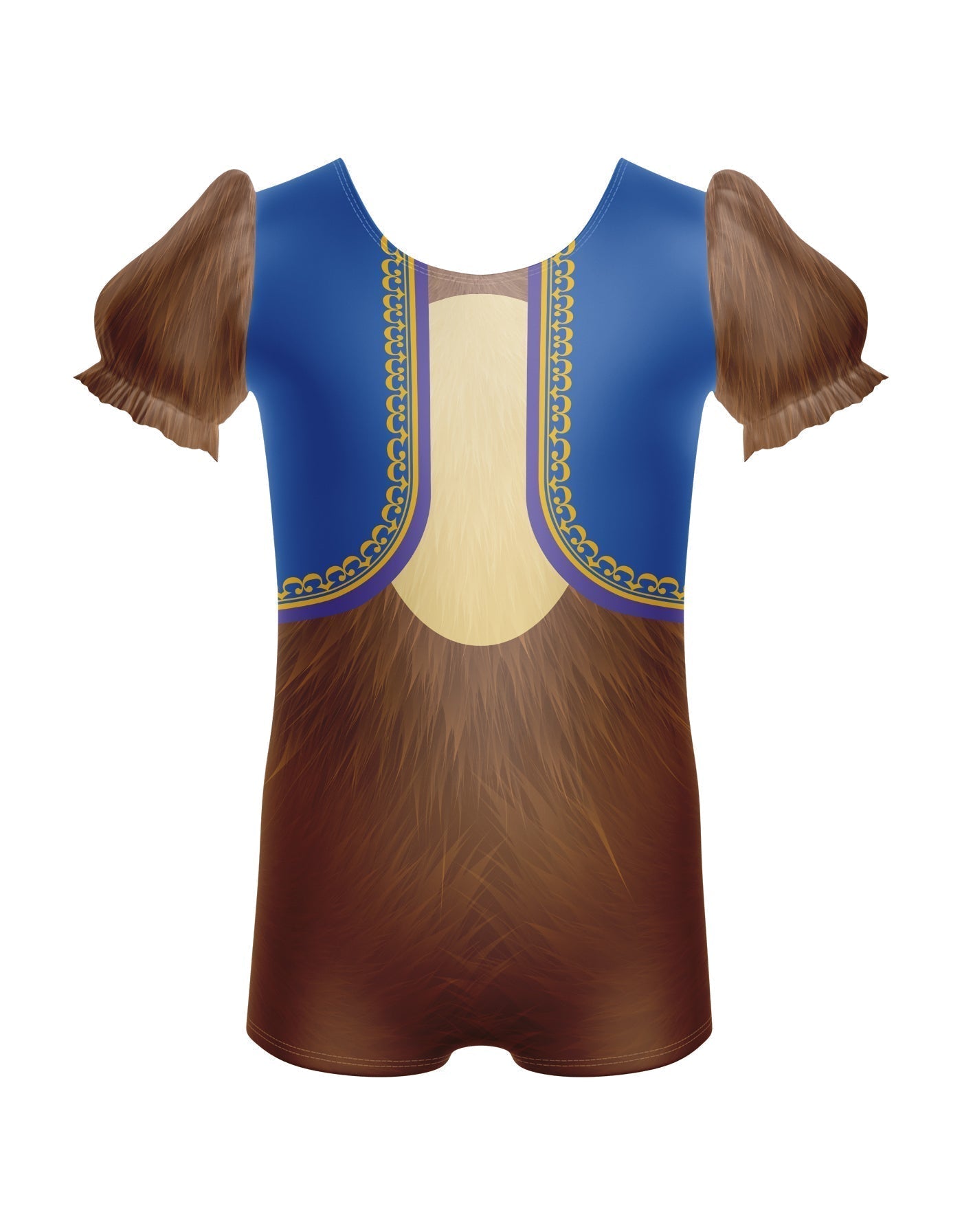 Lil Monkey Puff Sleeve Biketard