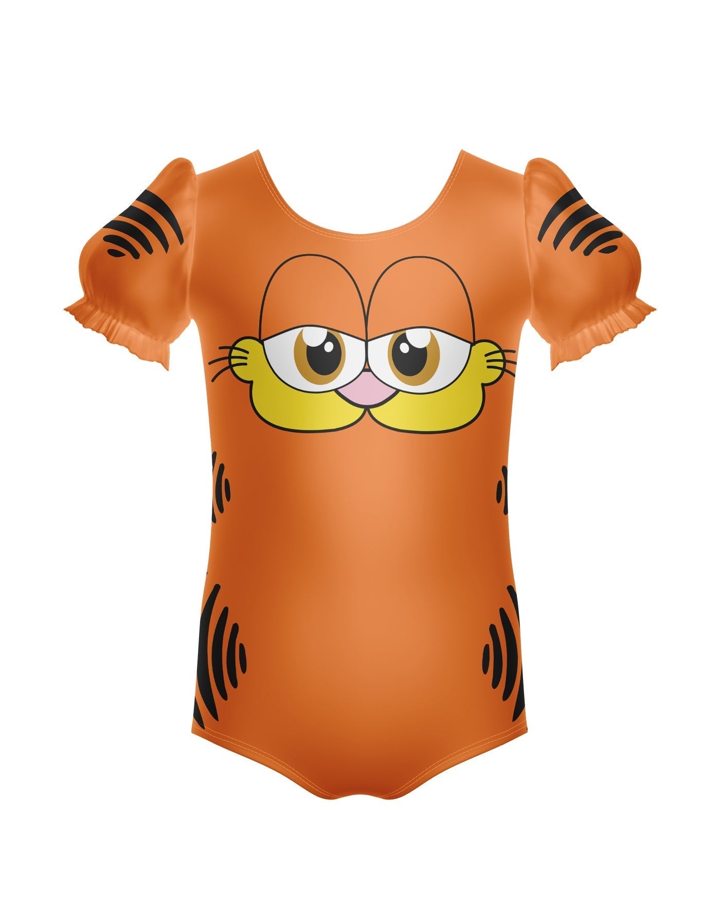 Lazy Cat Puff Sleeve Leotard