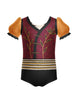 Karate Animals - Tiger - Kung Fu Panda Puff Sleeve Leotard
