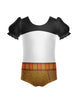 Karate Animals - Panda - Kung Fu Panda Puff Sleeve Leotard