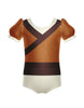 Karate Animals - Red Panda - Kung Fu Panda Puff Sleeve Leotard
