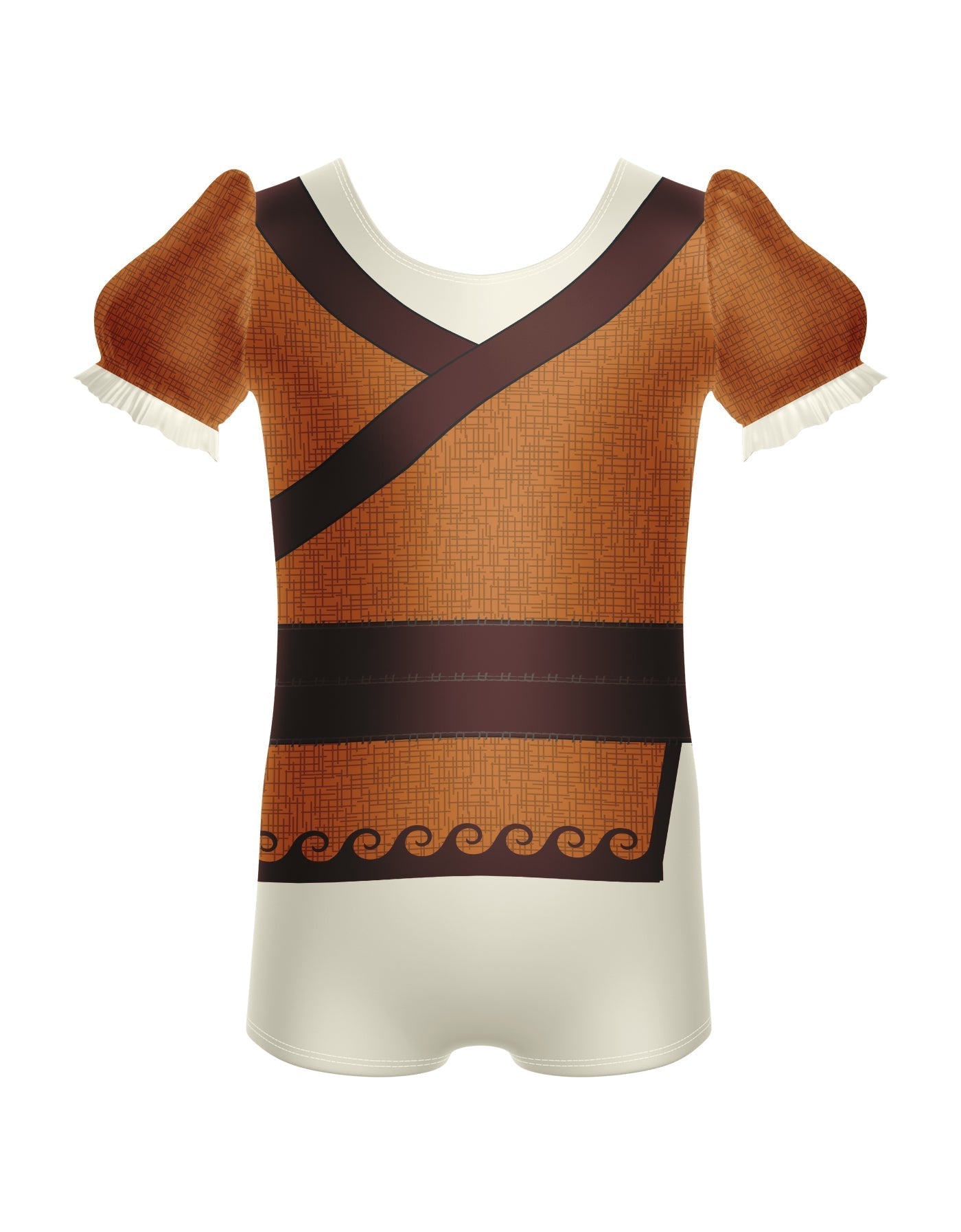 Karate Animals - Red Panda - Kung Fu Panda Puff Sleeve Biketard
