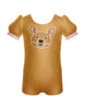 Kangaroo Puff Sleeve Biketard