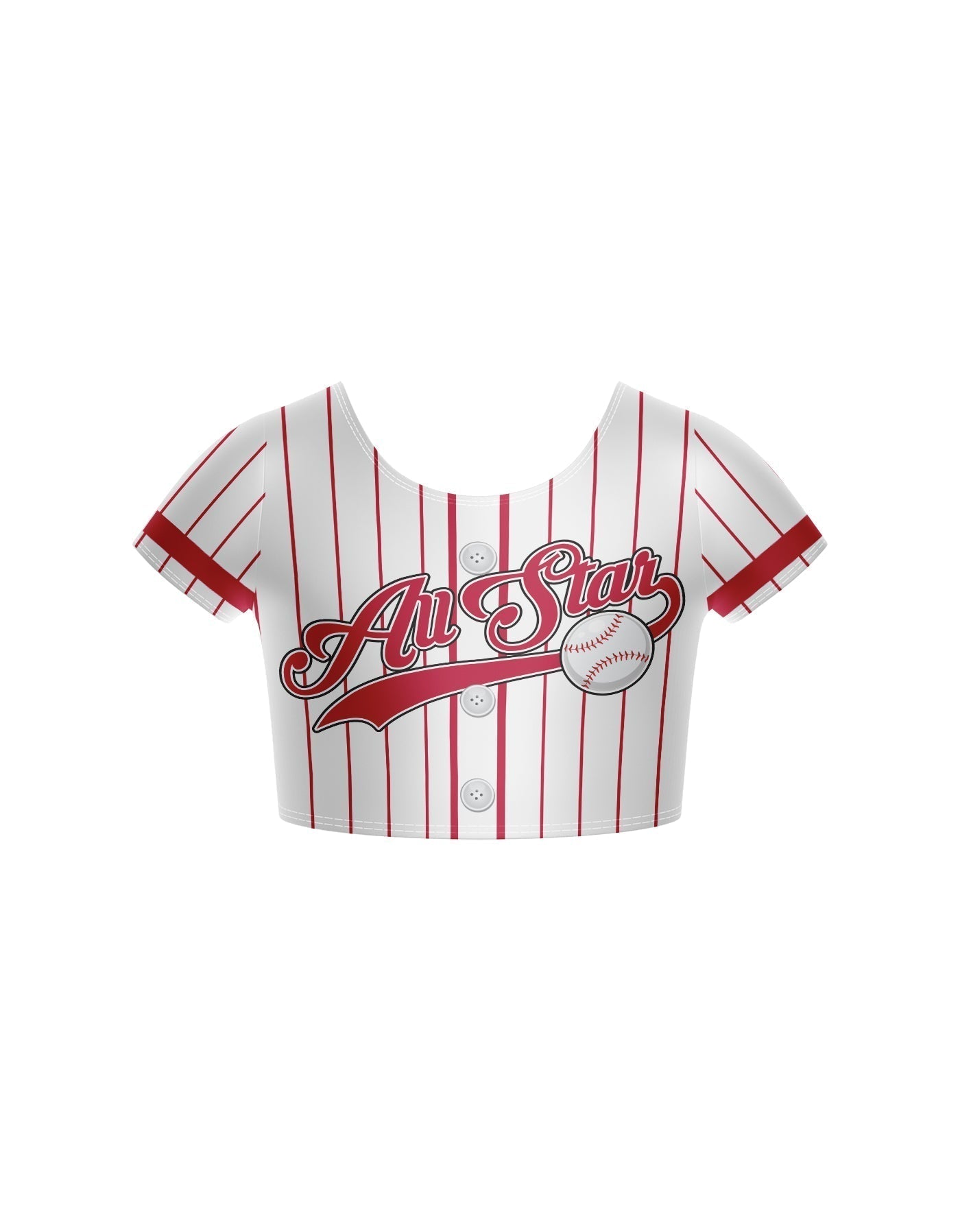 Little All Star Cap Sleeve Crop Top