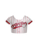 Little All Star Cap Sleeve Crop Top