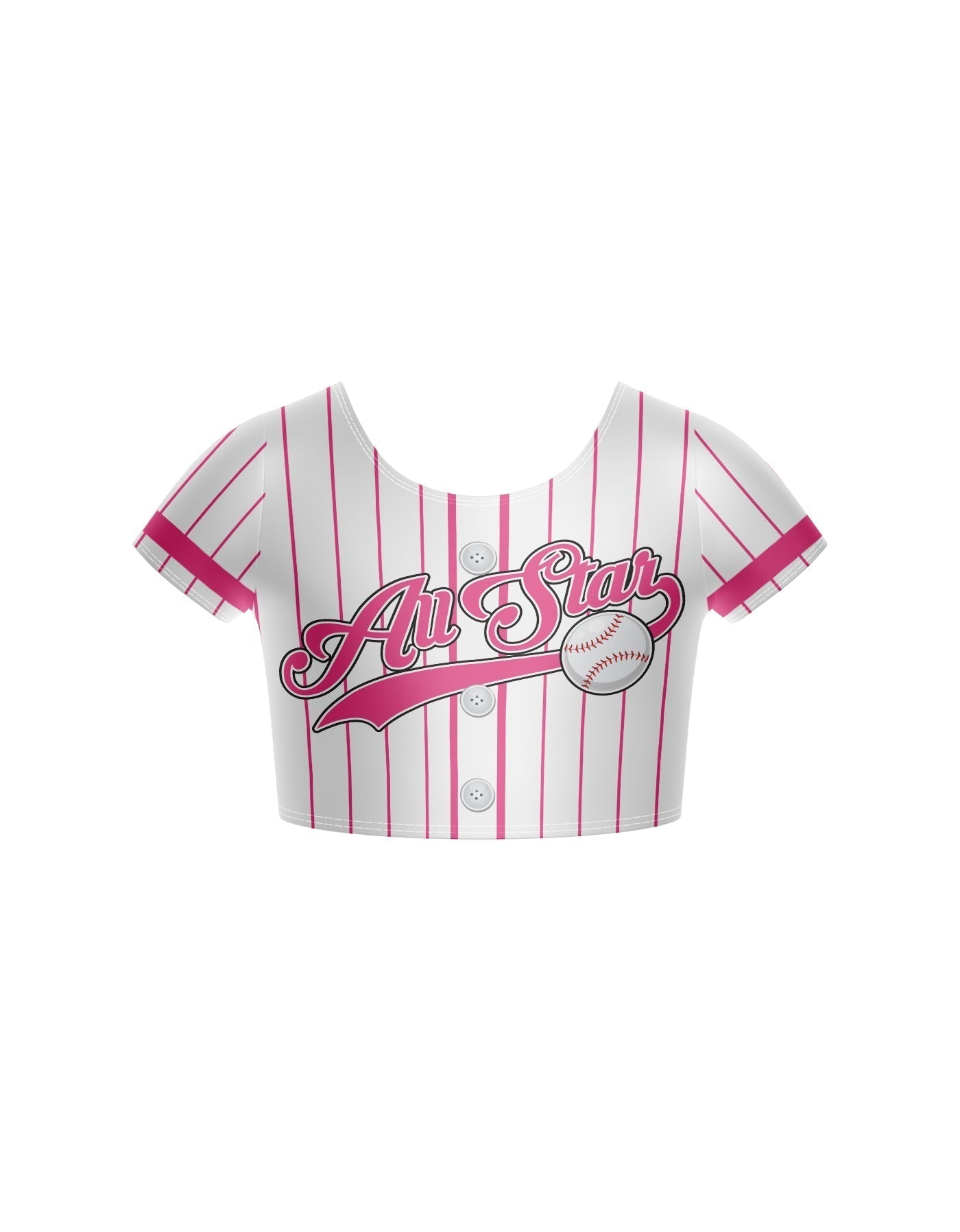 Little All Star Cap Sleeve Crop Top