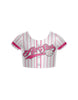 Little All Star Cap Sleeve Crop Top