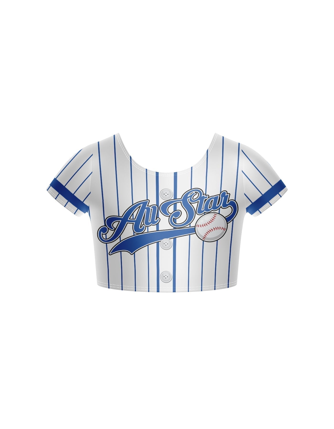 Little All Star Cap Sleeve Crop Top