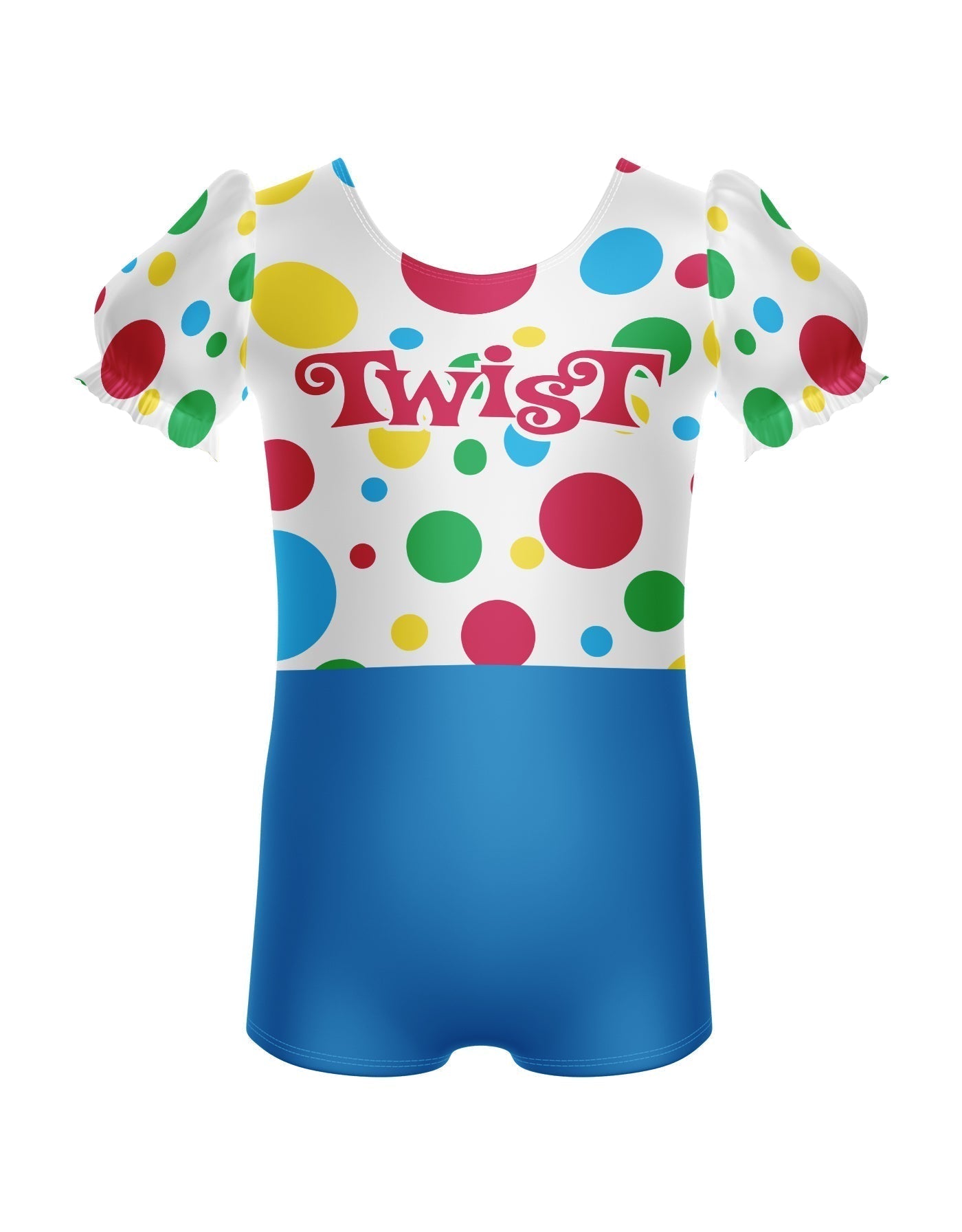 Do The Twist Puff Sleeve Biketard