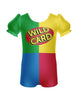 Wild Card Puff Sleeve Biketard