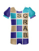 Letters Puff Sleeve Biketard