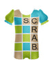 Letters Puff Sleeve Biketard