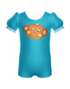 Funky Monkey Puff Sleeve Biketard
