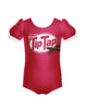 Tip Tap Chocolate Puff Sleeve Leotard
