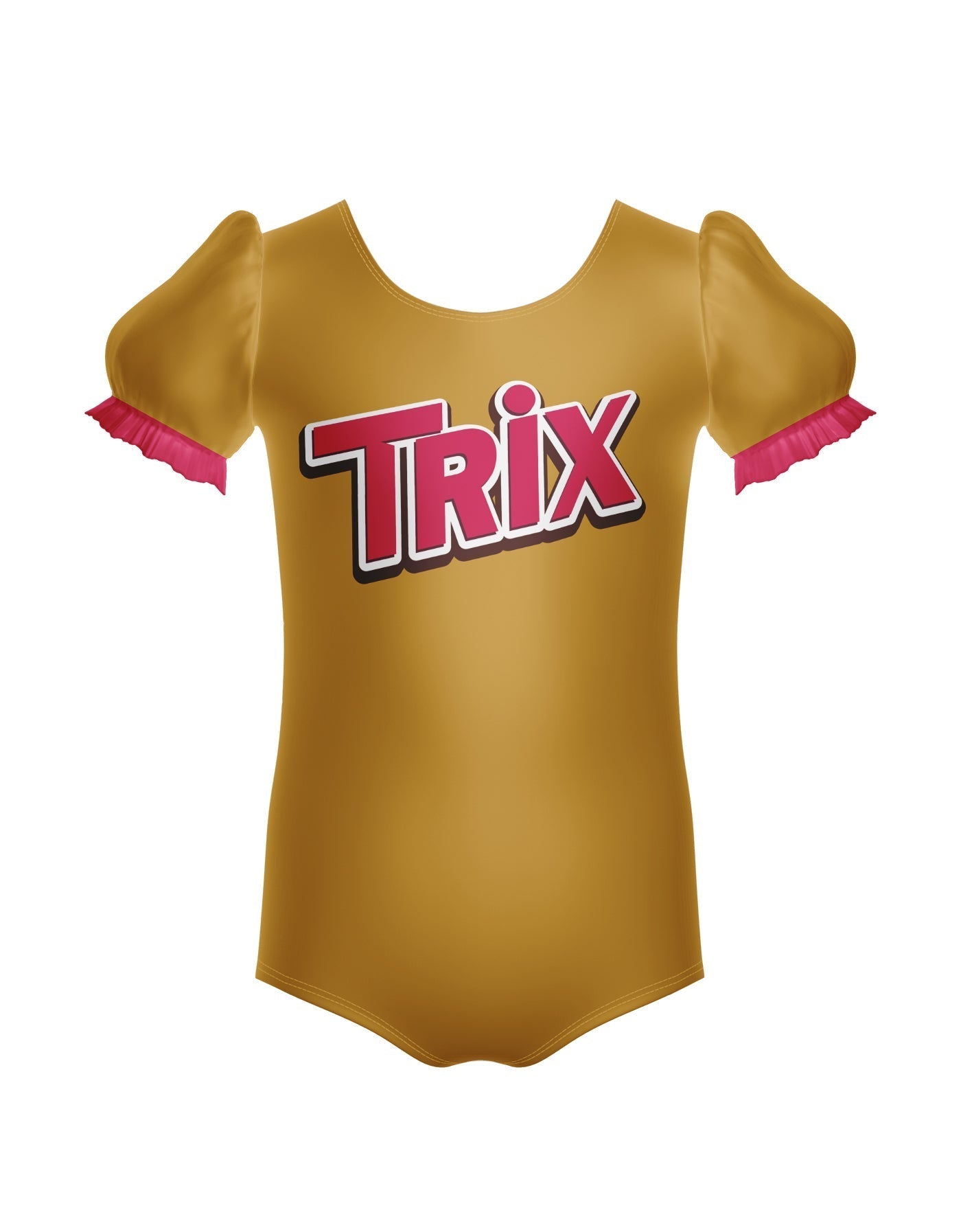 Trix Chocolate Puff Sleeve Leotard