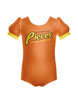 Pieces Chocolate Puff Sleeve Leotard