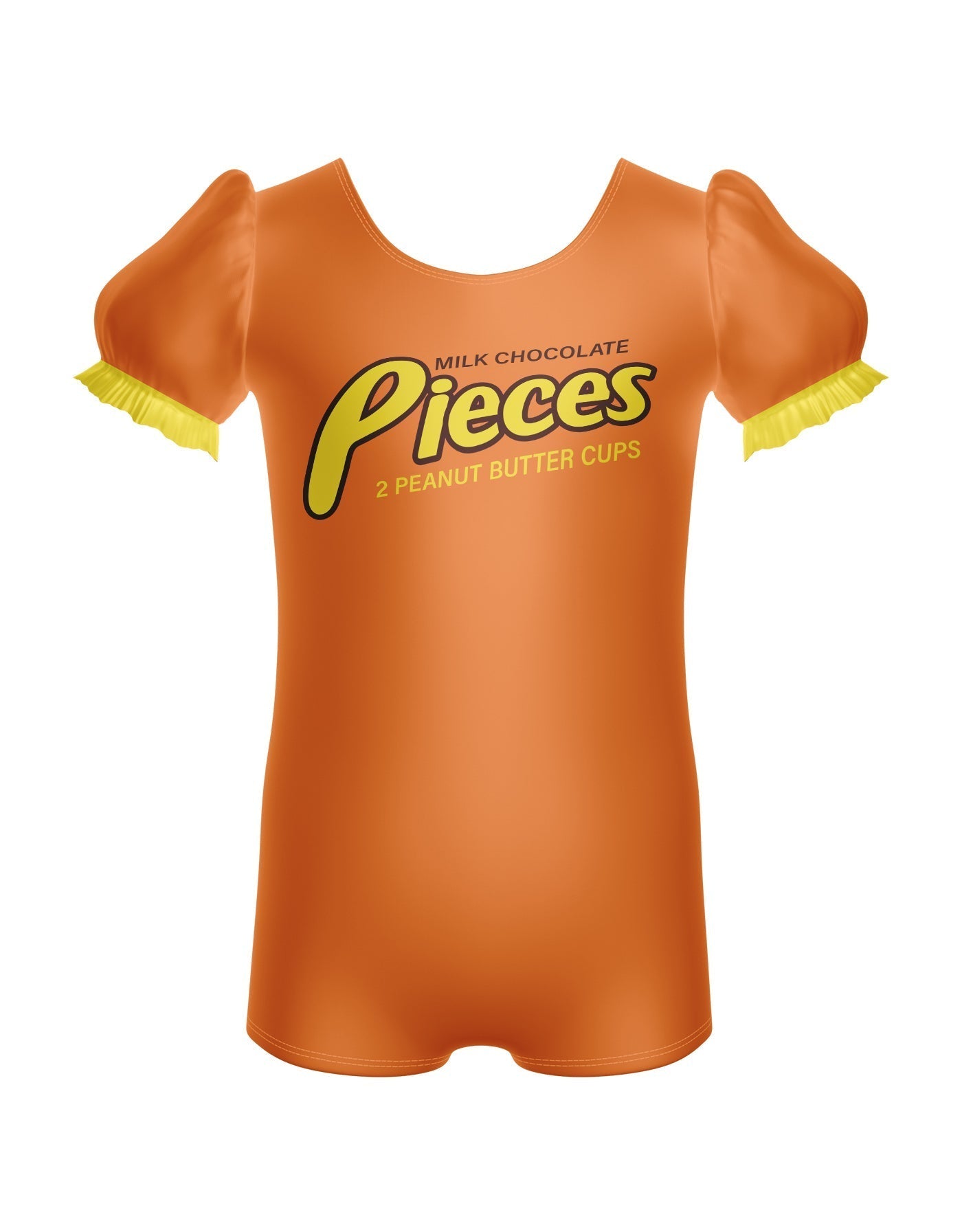 Pieces Puff Sleeve Biketard