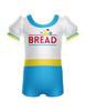 Wonda Bread Puff Sleeve Biketard
