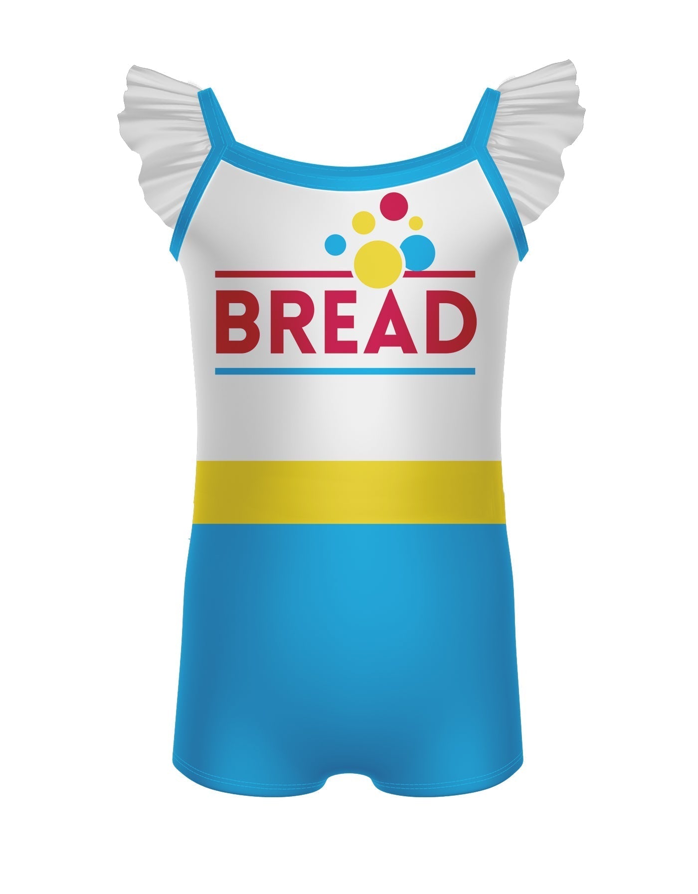Wonda Bread Camisole Flutter Sleeve Biketard