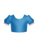Little Roo Puff Sleeve Crop Top