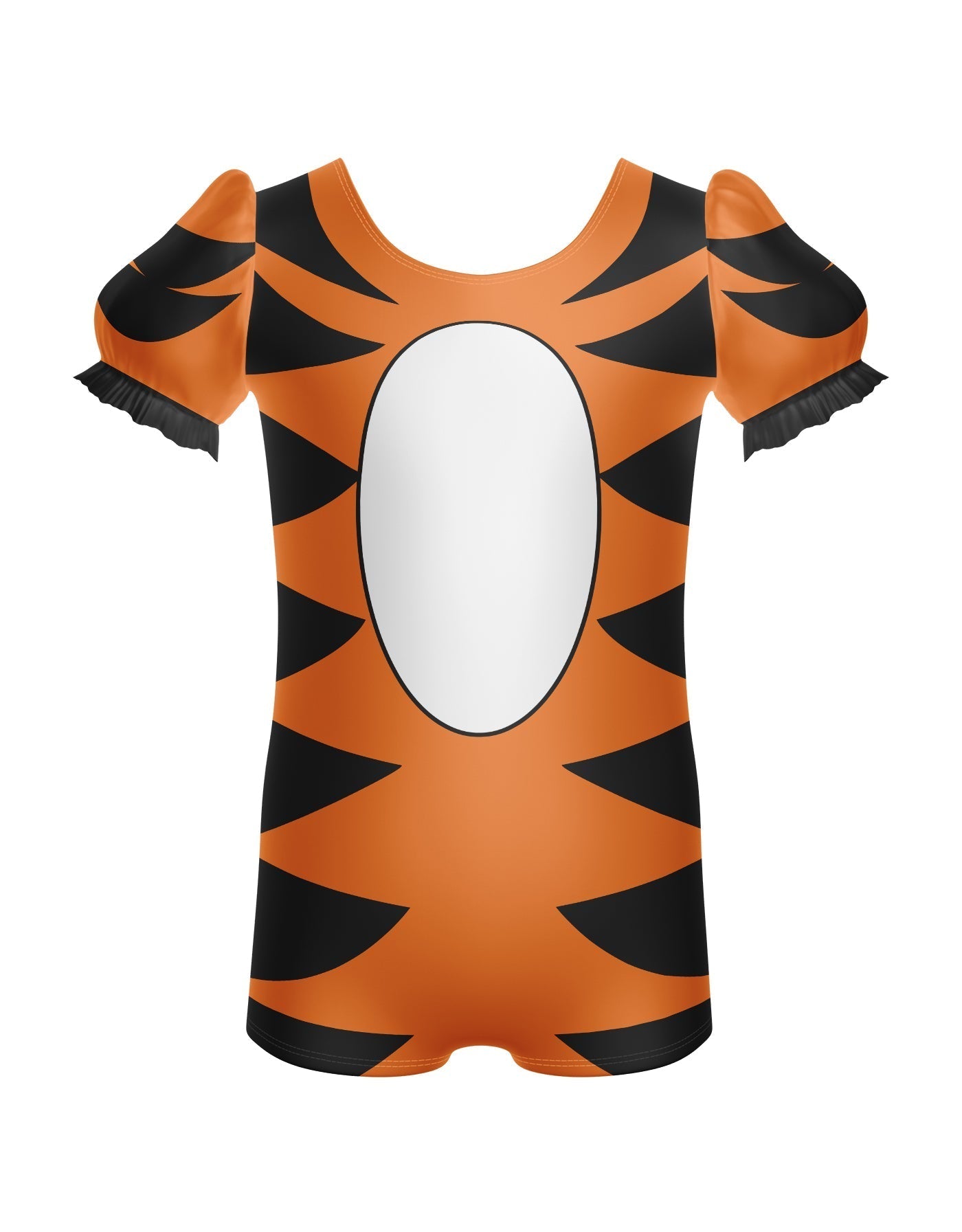 Little Tiger Puff Sleeve Biketard