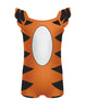 Little Tiger Camisole Flutter Sleeve Biketard