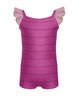 Little Piglet Camisole Flutter Sleeve Biketard