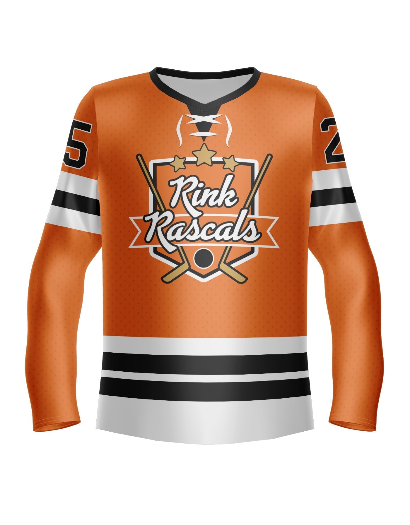 Penalty Box - Hockey Boys LS V Neck Shirt