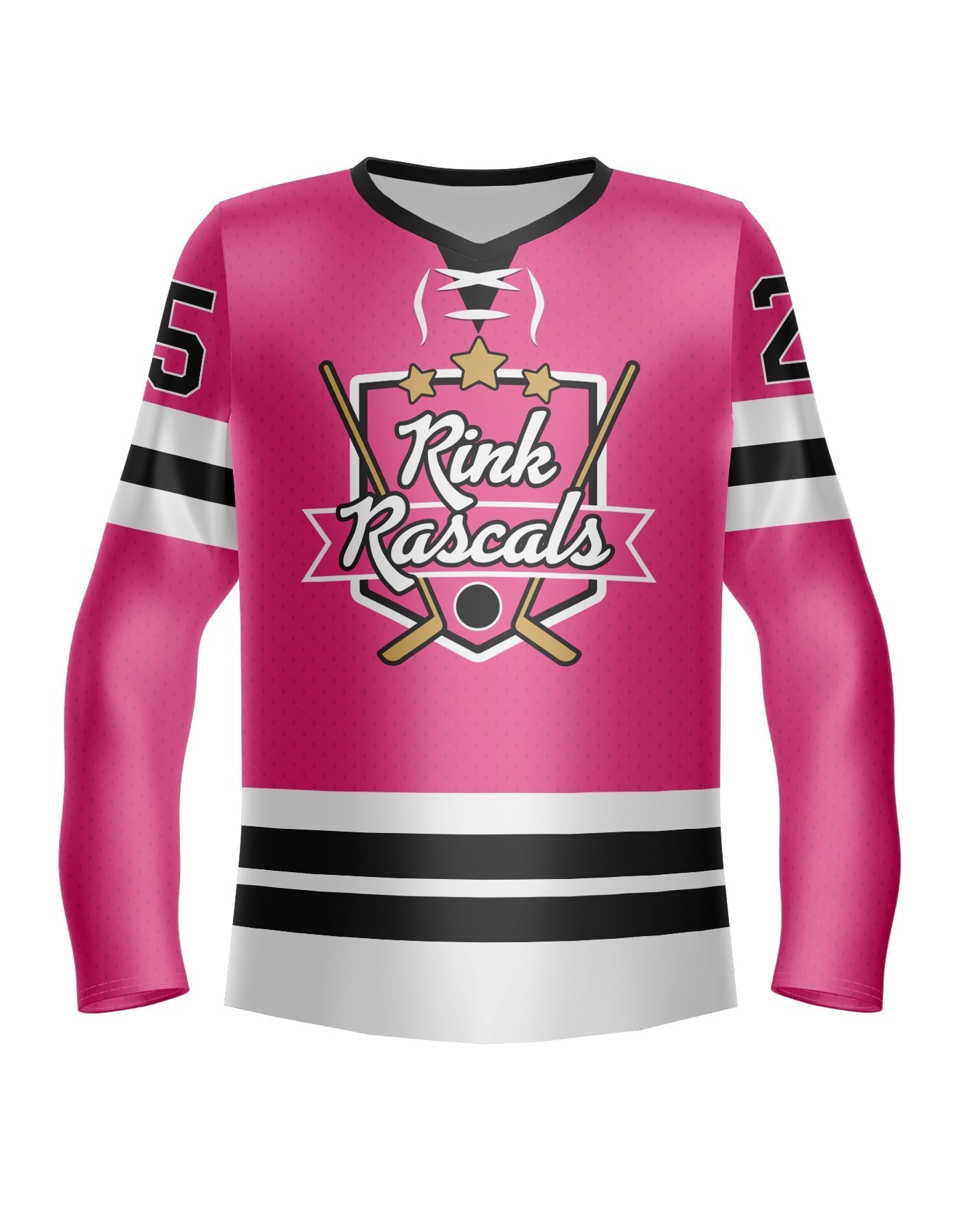 Penalty Box - Hockey Boys LS V Neck Shirt