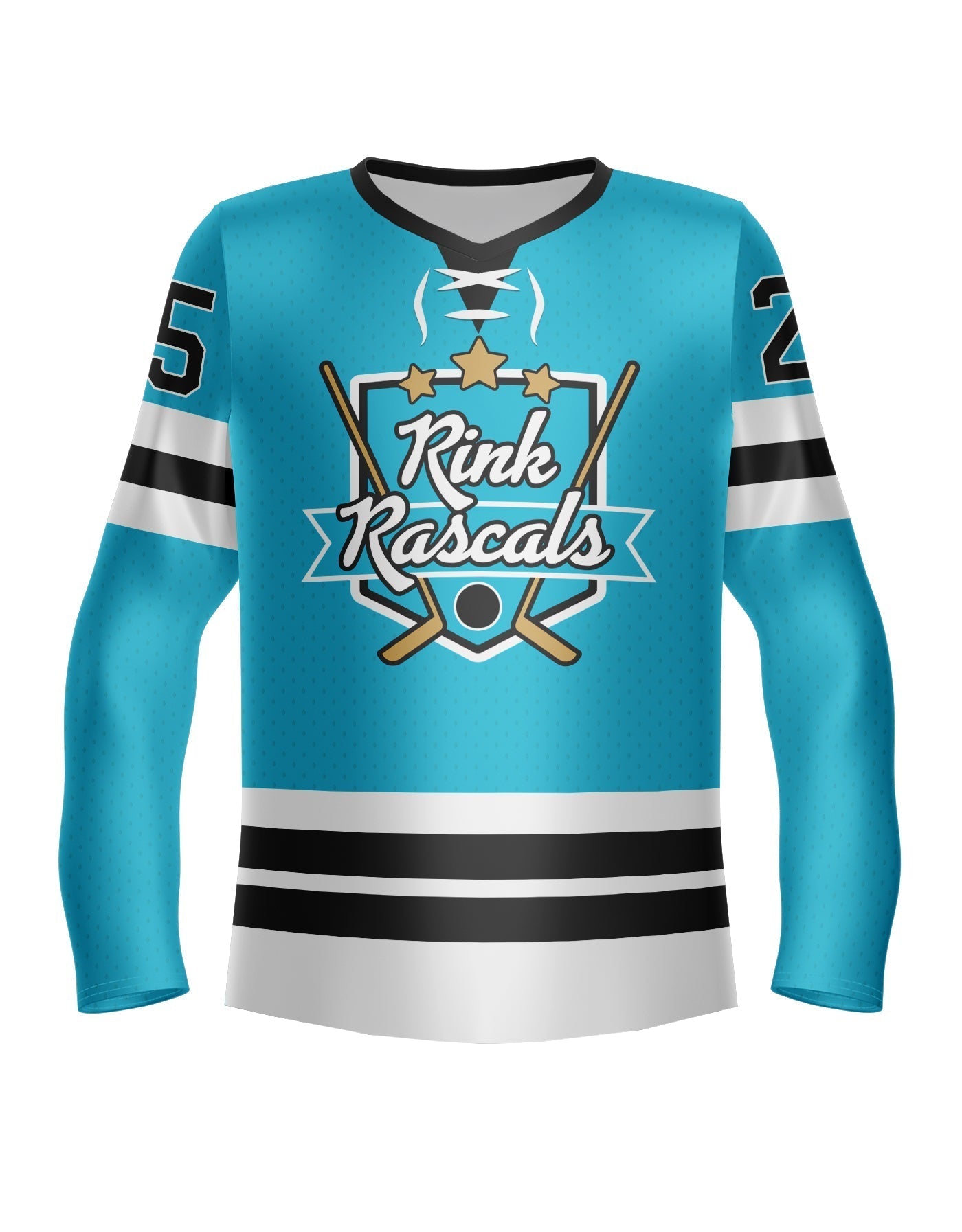 Penalty Box - Hockey Boys LS V Neck Shirt